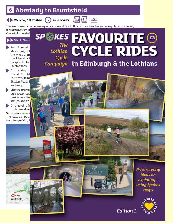 Cover of Favourite Bike Rides booklet